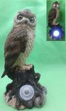 Resin Owl Solar Light Garden Decoration