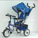 2014 Hot Sell Double Armrest Blue Baby Tricycle (SC-TCB-108)