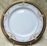 Porcelain/Ceramic/Embossed Gold Decoration/Dinner/Tableware Set (K6881-Y6)