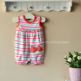 Short Sleeve Plain Design Summer Baby Bodysuit, Baby Wear