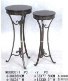 Iron Table Set/Antique Plant Stand/Antique Flower Holder (M00037)