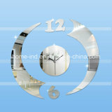 Mirror Wall Clock with Modern Design for Home Decor