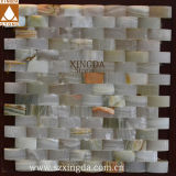 White Onyx Jade Mosaic Oval for Wall Cladding