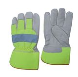 Cow Grain Leather PE Cuff Full Palm Glove-3140