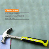 H-09 Steel Handle Incorporated Claw Hammer