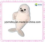 White Plush Seal Soft Animal Toy