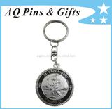 Rotatable 3D Coin Key Chain