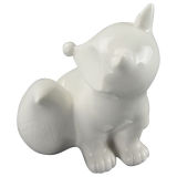 Animal Shaped Porcelain Craft, Ceramic Fox 6549