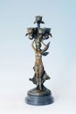 Bronze Sculpture Bronze Statue Candle Holder (HY072)