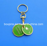 Double Trolley Coin Key Chain