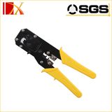 195mm Single Color PVC Handle Carbon Steel Press Plier/Crimping Tool