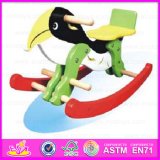 2015 New Arrival Kids Wooden Rocking Horse Toy, Large Wooden Rocking Toy in Bulk, Cute Design Wooden Rocking Horse Toy Wjy-8206