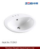 Bathroom Accessories Countertop Stone Sink (T12015)