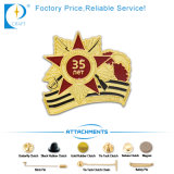 2015 Custom Soft Enamel Gold Plated Metal Military/Police/Movie Star Badge