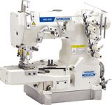 Wd-600-02bb High Speed Cylinder-Bed Interlock Sewing Machine with Tape Bilding (edge rolling)