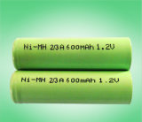 High Quality Rechargeable 1.2V 600mAh Ni-MH Battery