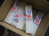 Smokeless and Tearless Pure Paraffin Wax White Church Candles