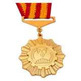 Custom Plating Gold Metal Medal for Award