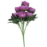 Artificial, 9-Head Royal Peony, Home Decoration, Made of Silk, Various Colors/Styles Are Available