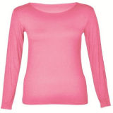 Women's Long Sleeve T-Shirt with 100% Cotton