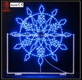 2D LED Snowflake Motif Light Outdoor Decoration