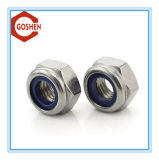 Ss304 DIN985 Nylon Lock Nut/ Stainless Steel Nylon Nut