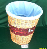 Round Laundry Basket with Fabric Lining(25A-058)