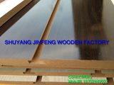 China Factory Supply Shop Display Use Slot High Gloosy Slot Melamine MDF E Plain MDF Raw MDF Board Melamine MDF Particle Board Laminated MDF Board
