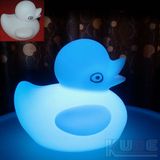 LED Decoration Glowing Duck Plastic Duck Lighting