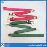 Chain Genuine Leather Belts for Women with Fashionable Designs, Durable in Use (20-13051)