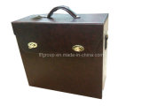 Elegant Classical Stock PU Leather Wine Box (FG8017)