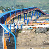 Overland Pipe Belt Conveyor Systems/ Pipe Conveyor Equipment/ Pipe Transporting Machinery