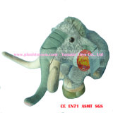 35cm Simulation Elephant Plush Toys (step on stump)