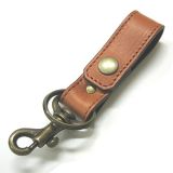 Promotional Leather Key Chains with Retro Iron Hook