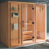 Wholesale Price 4 to 6 Person Finland Wood Sauna Room Portable Steam Sauna Room