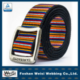 Fashion 3cm Width Stripe Canvas Belt for Kids
