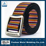 Fashion 3cm Width Stripe Canvas Belt for Kids