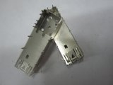 SFP Cage Connector 1*1port, with Clips, DIP Type