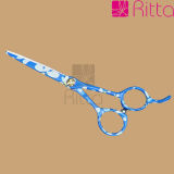 Flower Titanium-Coated Hair Cutting Scissor /Hairdressing Scissors (RS3021)
