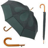 Automatic Golf Umbrella/Wooden Umbrella/Wood Handle Umbrella (SMD-STR165)