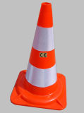 50cm Flexible Orange PVC Traffic Road Cone (LZ-205)