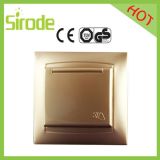 PC Gold Wall Schuko Plug Socket with Safe Cover (9206-45)