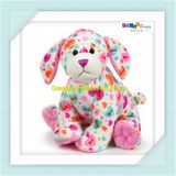 Hot Sale Colourful Dog Stuffed Toys Plush Dog Toy (FLWJ-0101)