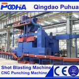 Roller Conveyor Steel Tube Rust Cleaning Shot Blasting Machine