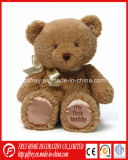 Fluffy Long Hair Teddy Bear Toy with Ribbon