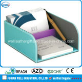 PU Leather Memo Holder with Card Holder for Office Desk