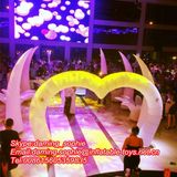 Fashional Wedding Decoration Light Inflatable Tusk with LED Lights