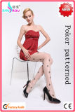 30d Sexy Poker Patterned Jacquard Pantyhose Tights Stockings Summer