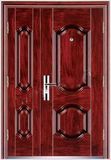 Exterior Steel Security Door Best Price One and Half Door