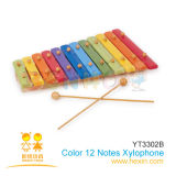 Wooden Color 12 Scales Xylophone (YT3302B)